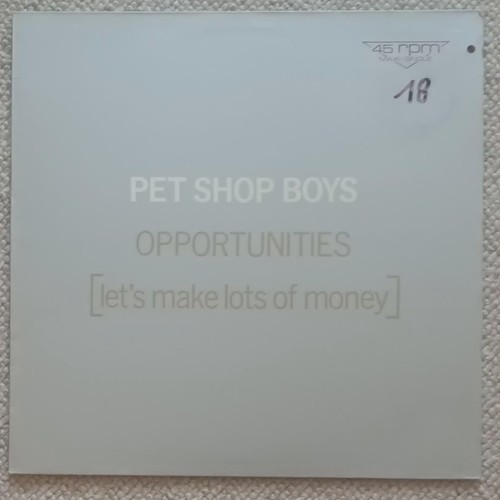 Pet shop boys opportunities - boys,