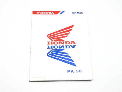 Honda pk50 werstatthandbuch - pk50,