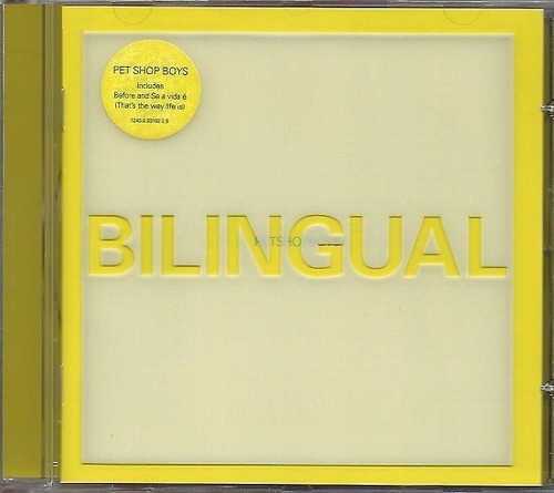 Pet shop boys bilingual cd - pet,